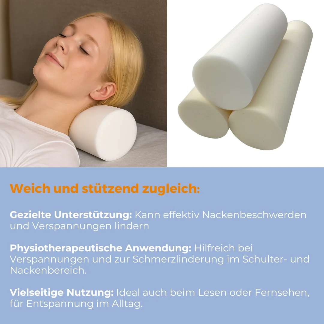 Nackenrolle 18 cm ∅ aus PUR-Schaumstoff – Bild 5