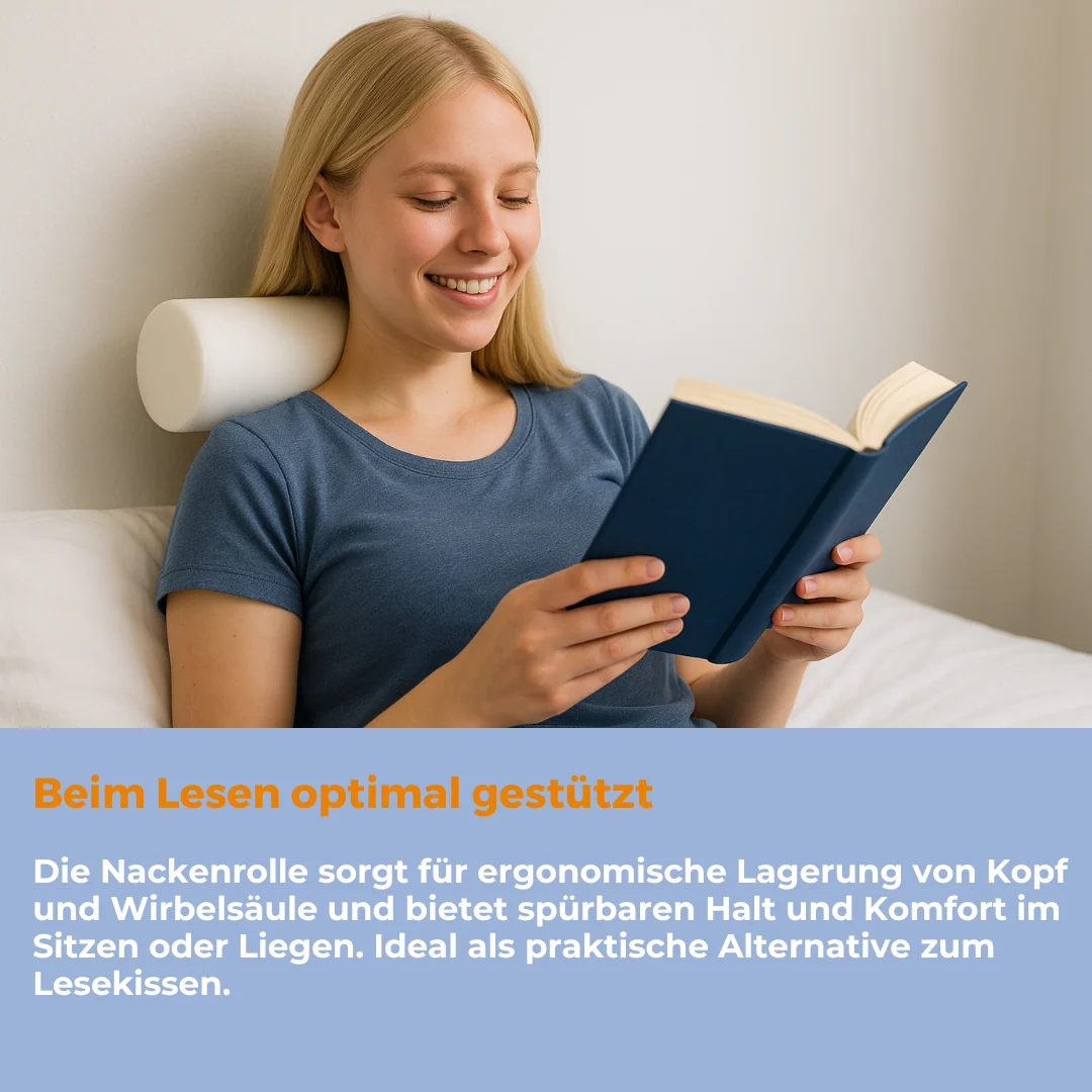 Nackenrolle 18 cm ∅ aus PUR-Schaumstoff – Bild 7