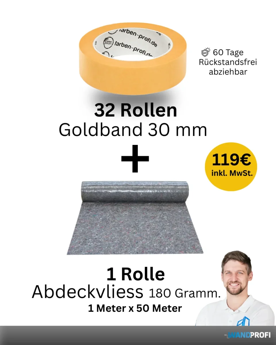 Goldband + Abdeckvliess Sparpreis – Bild 2