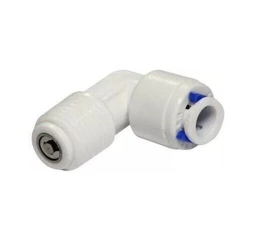 Eckeverbinder mit Rückschlagventil 1/8″ Gewinde x 1/4″ QC – Bild 2