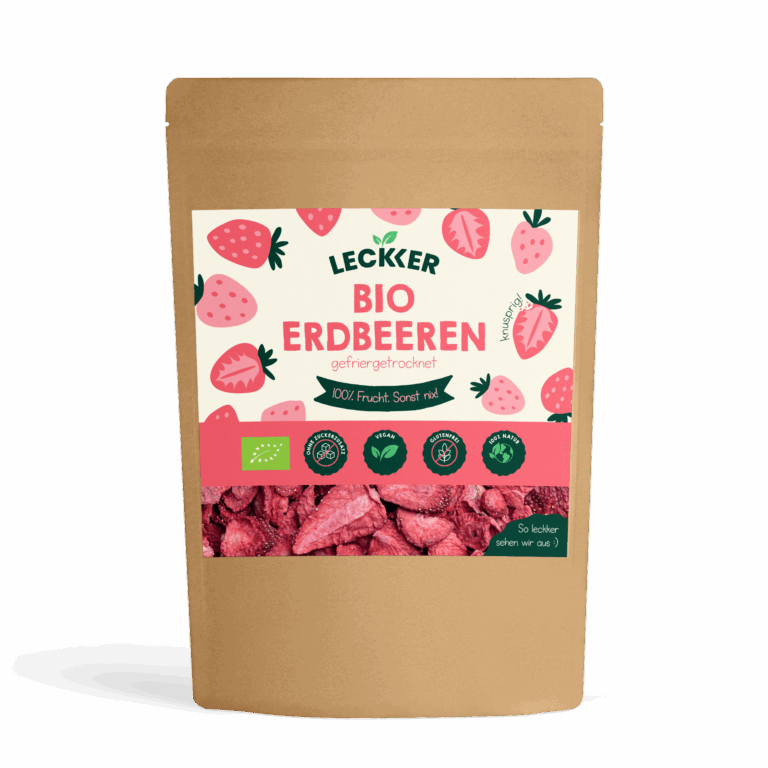 Gefriergetrocknete Bio-Erdbeeren – Bild 2